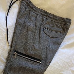 Christian Dior, grey, micro houndstooth fabric